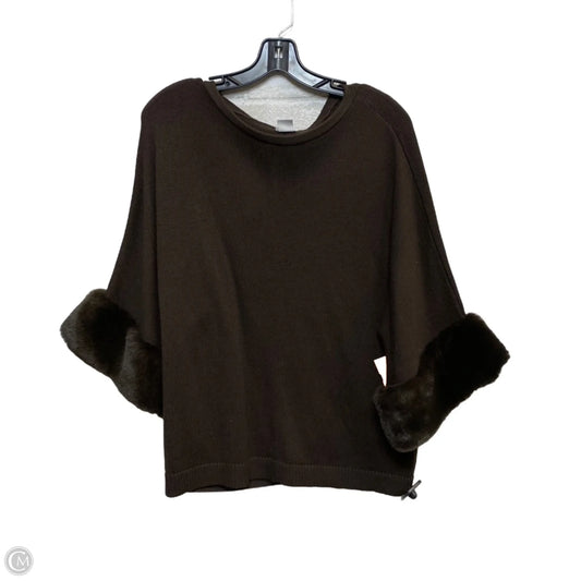 Sweater By Chicos In Brown, Size: M