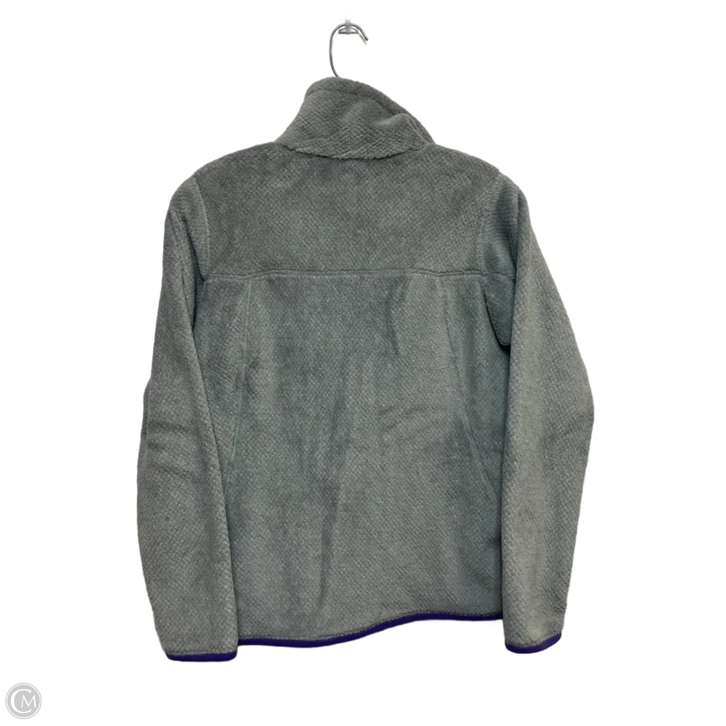 Jacket Fleece By Patagonia In Grey, Size: Xs
