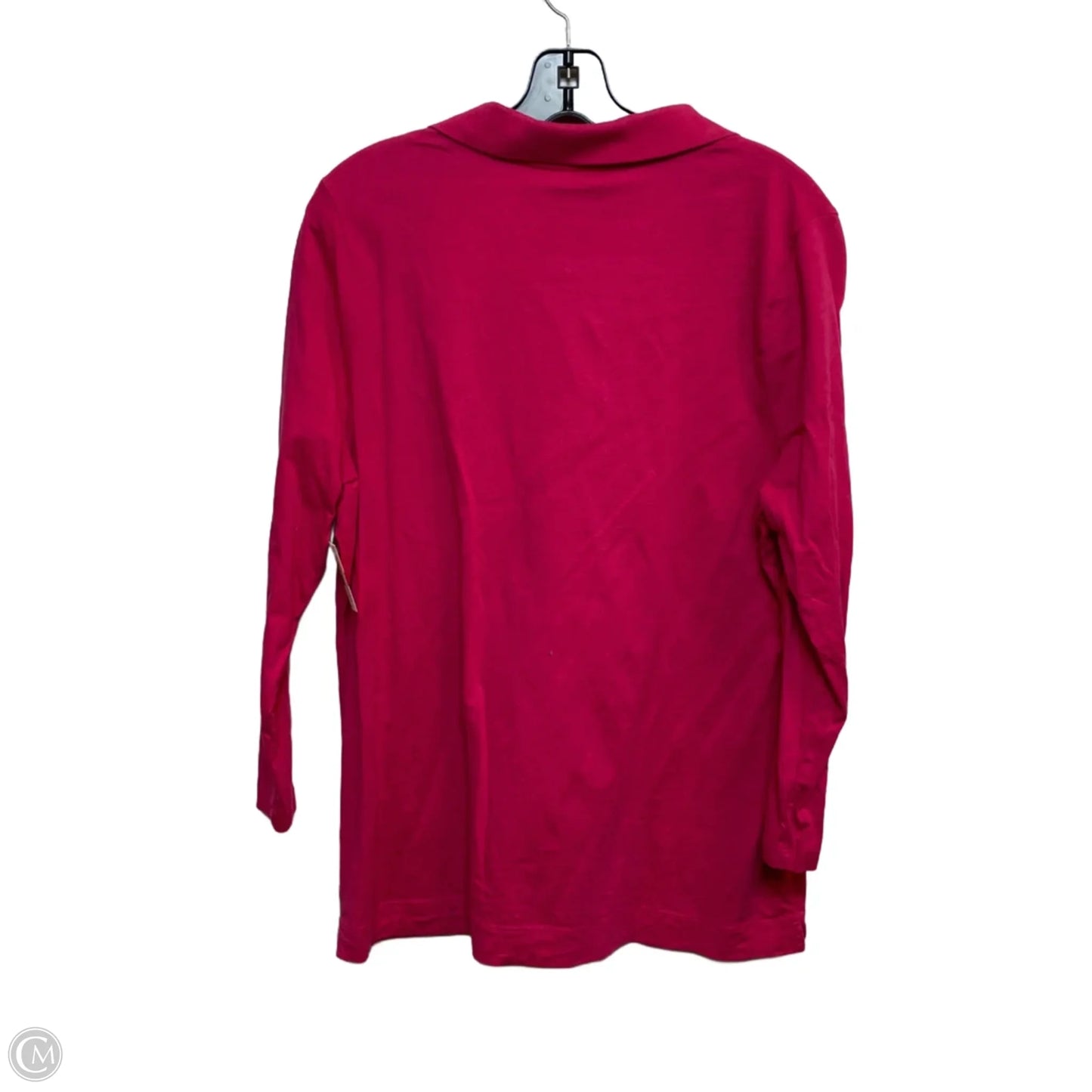 Top Long Sleeve By Kim Rogers In Pink, Size: Xl