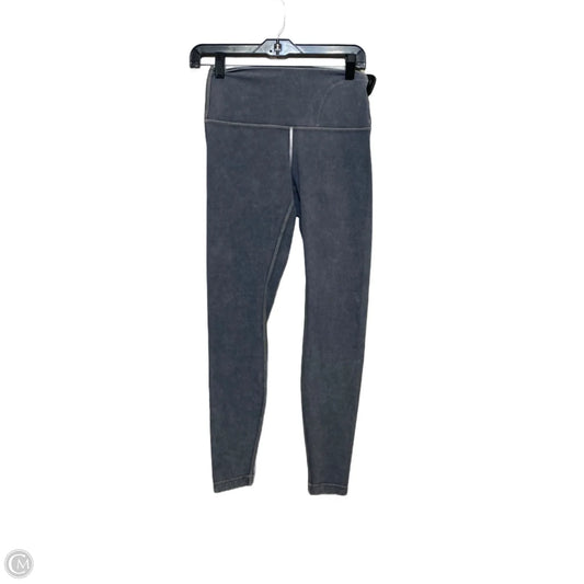 Athletic Leggings Designer By Lululemon In Grey, Size: S