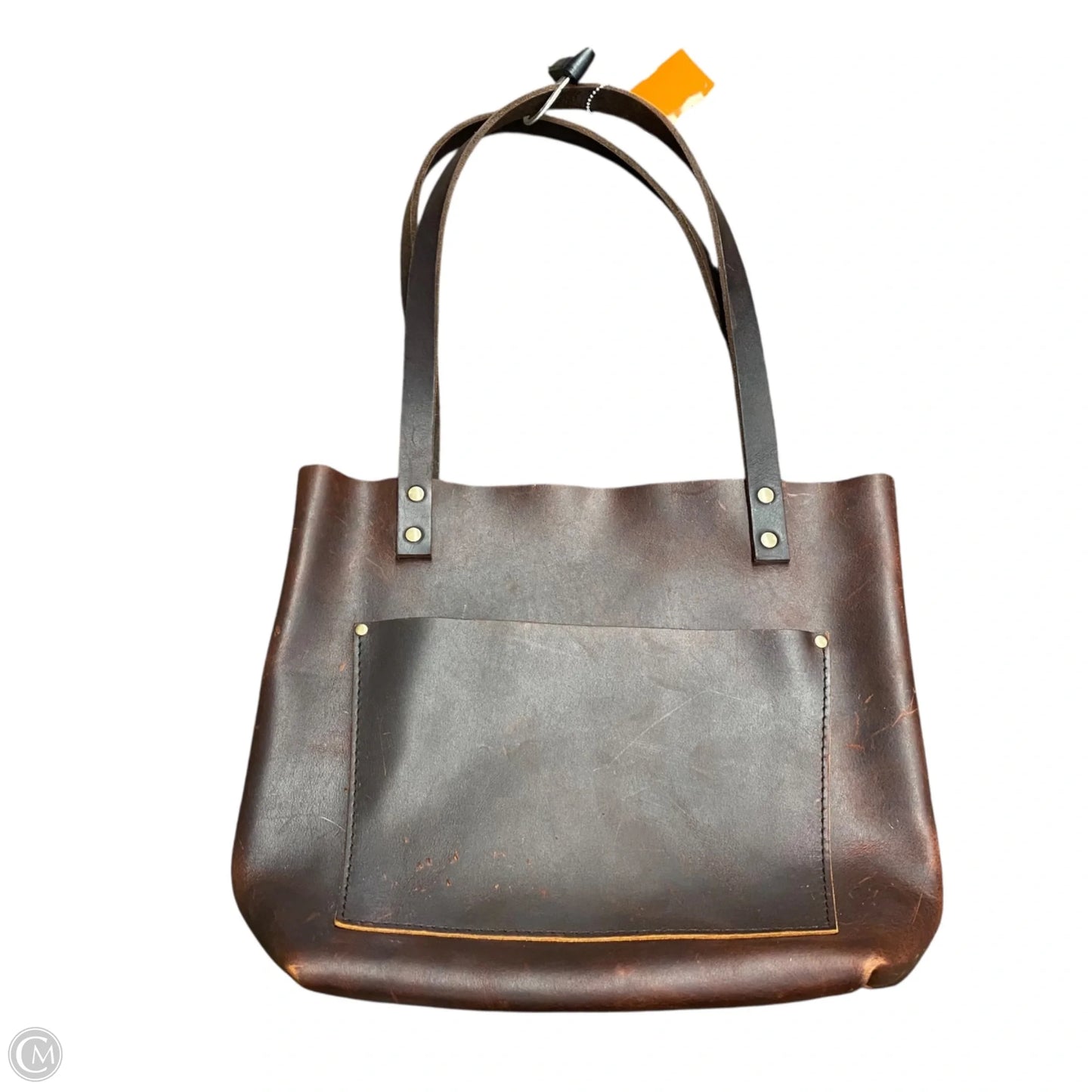 Handbag Leather By Portland Leather, Size: Medium
