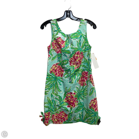 Dress Designer By Lilly Pulitzer In Green & Pink, Size: S