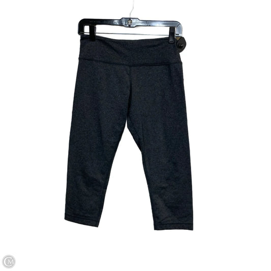 Athletic Leggings Capris Designer By Lululemon In Grey, Size: M