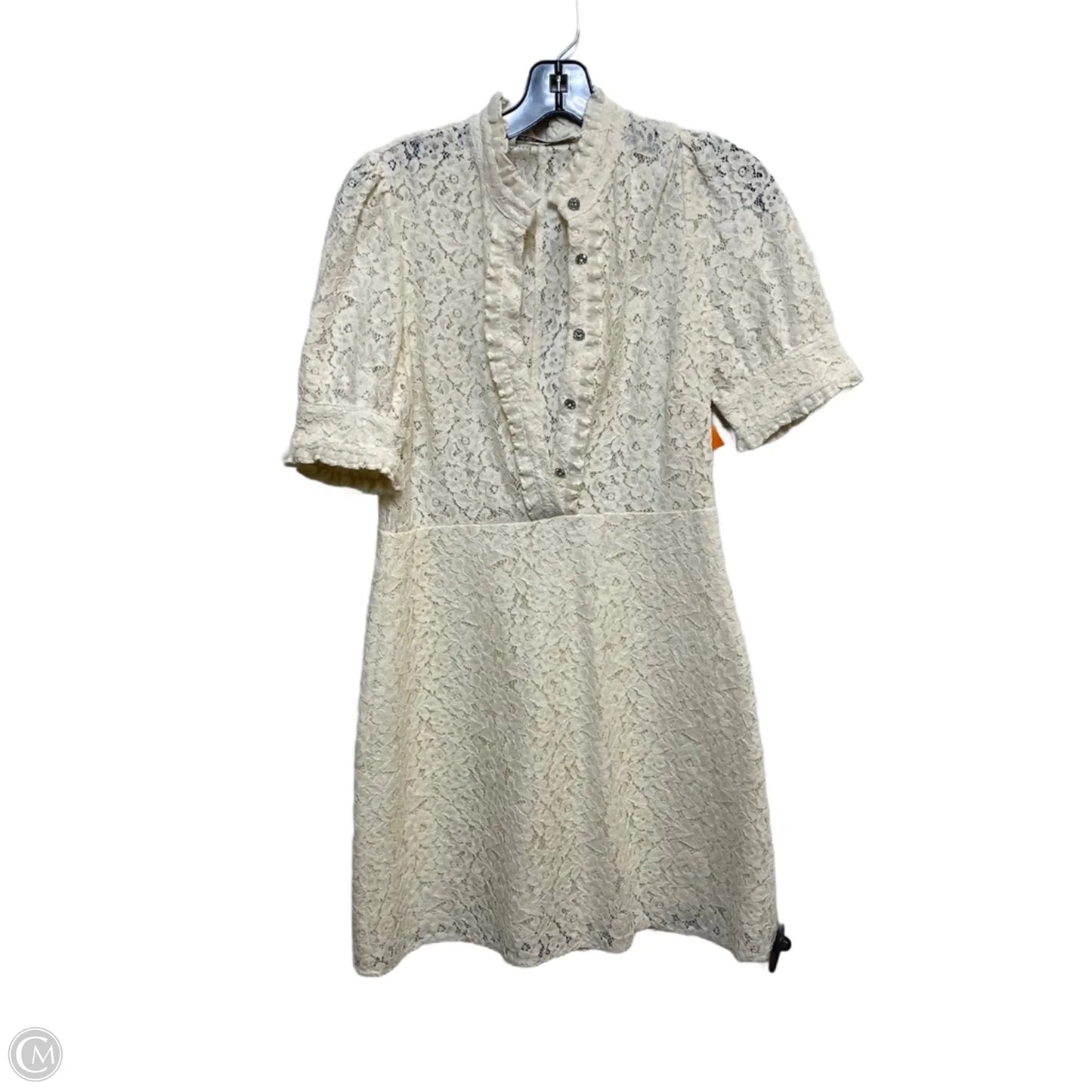 Dress Casual Short By Zara In Cream, Size: S