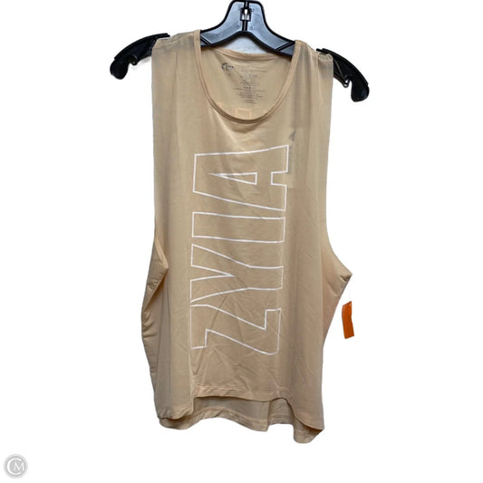 Athletic Tank Top By Zyia In Peach, Size: Xl