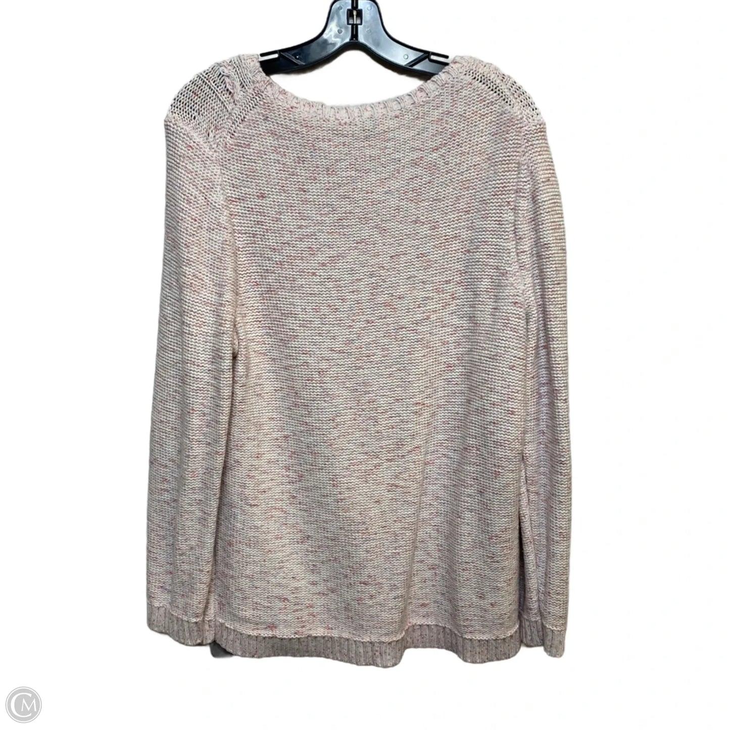 Sweater By Talbots In Blue & Red & White, Size: 1x