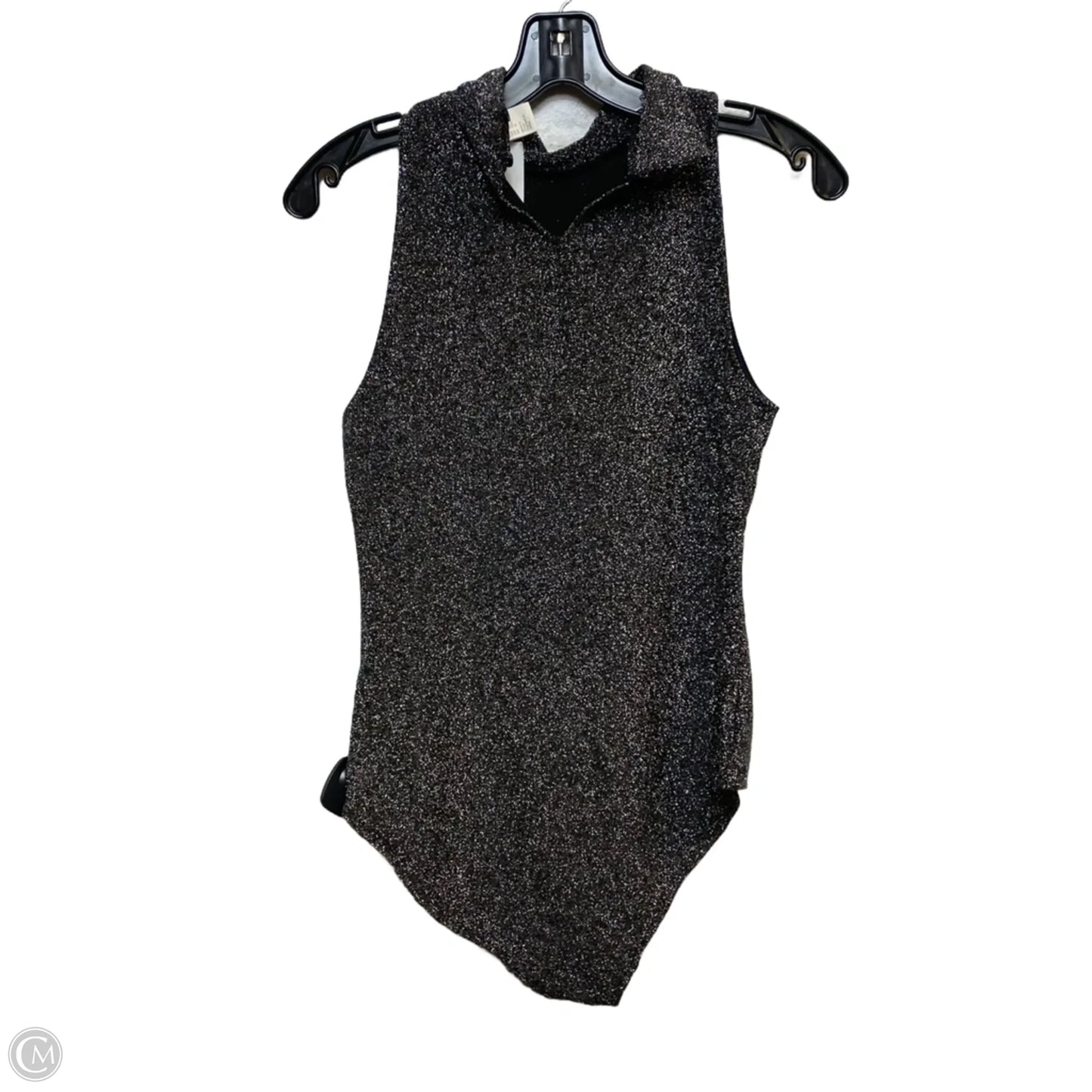 Bodysuit By H&m In Black & Silver, Size: M