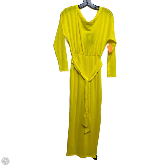 Dress Casual Maxi By Fashion Nova In Yellow, Size: M