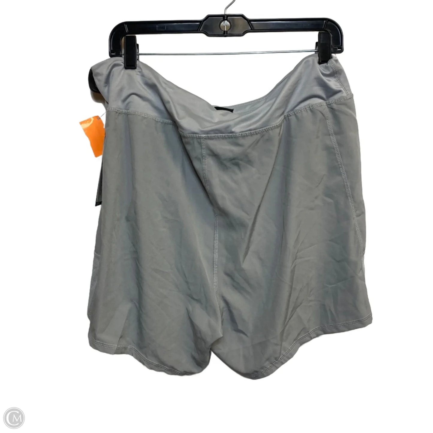 Athletic Shorts By Zelos In Grey, Size: 1x