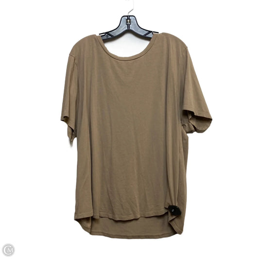 Top Short Sleeve Basic By Universal Standard In Brown, Size: Xl