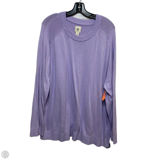 Sweater By Amazon Essentials In Purple, Size: 4x