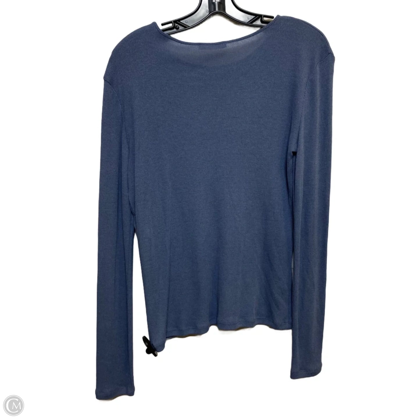 Top Long Sleeve By Zara In Blue, Size: S