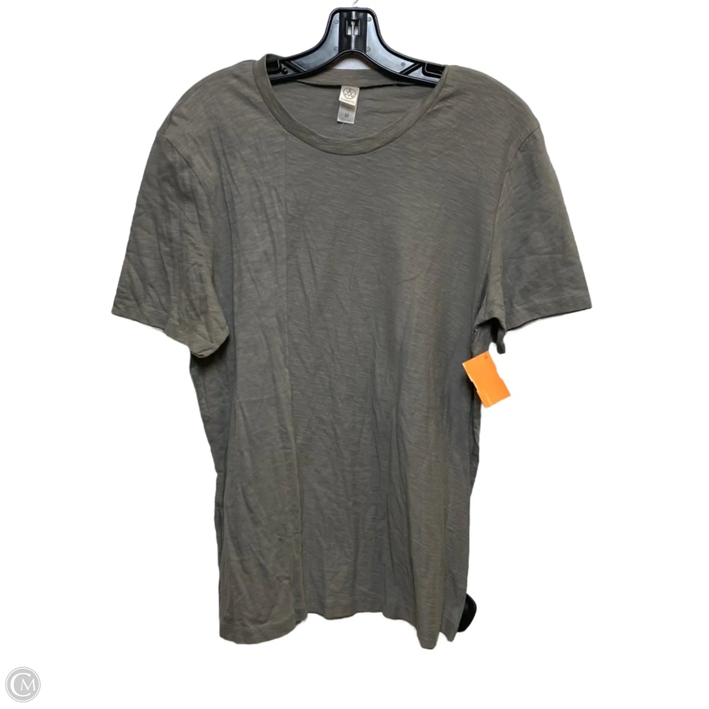 Top Short Sleeve Basic By Alternative In Grey, Size: M