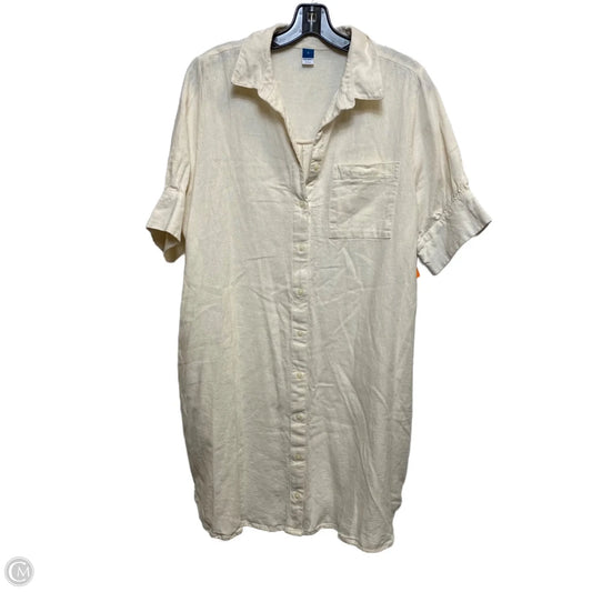 Dress Casual Short By Old Navy In Cream, Size: L