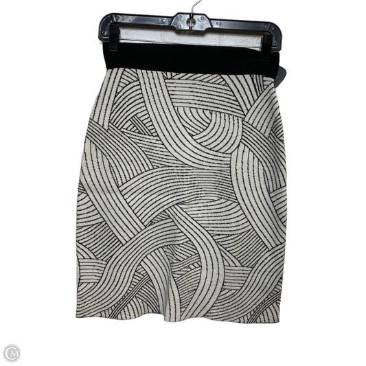 Skirt Mini & Short By Maeve In Black & White, Size: Xs