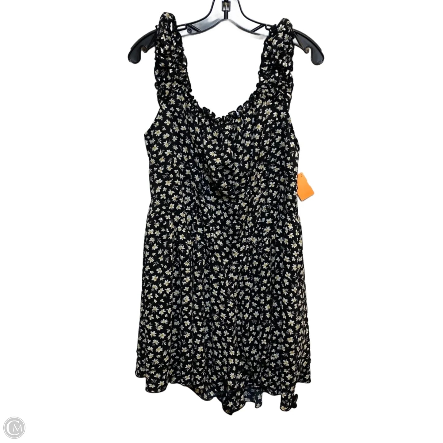 Romper By Shein In Black & White, Size: 2x