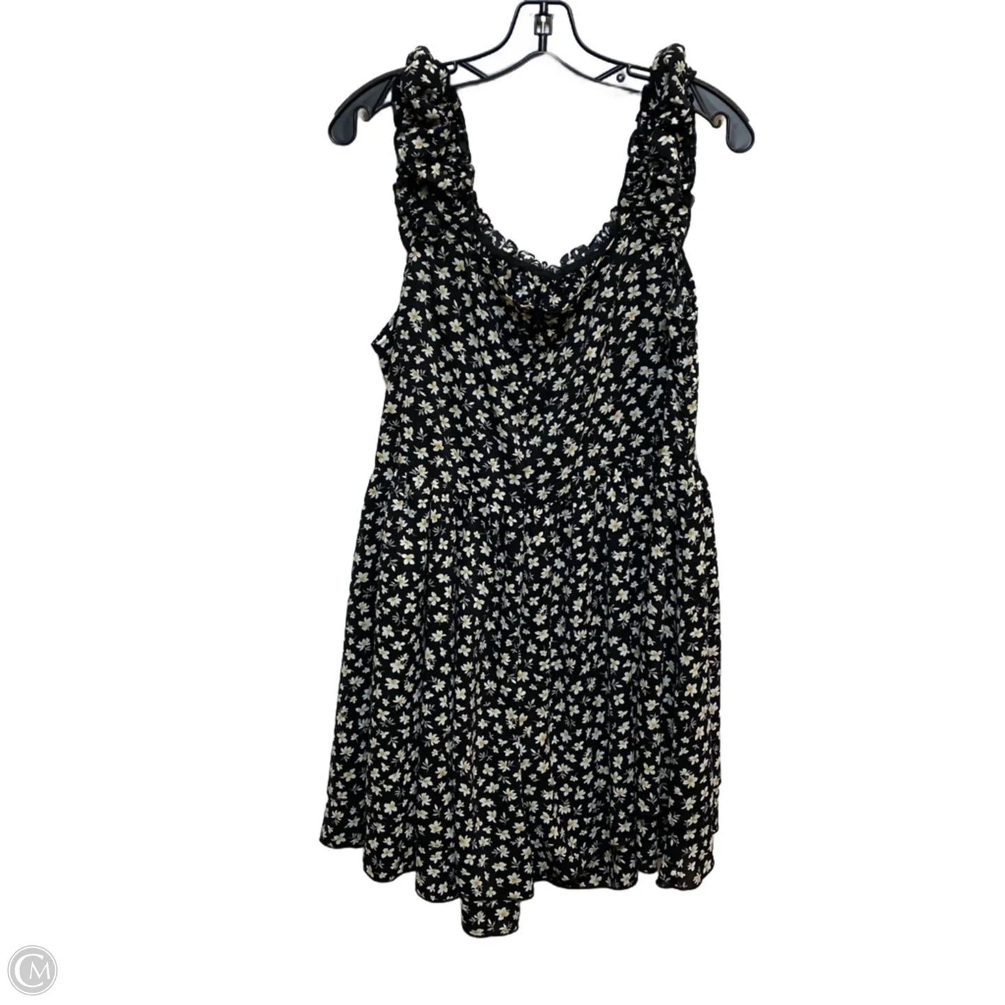 Romper By Shein In Black & White, Size: 2x