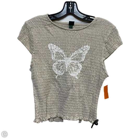 Top Sleeveless By Wild Fable In Tan, Size: Xl