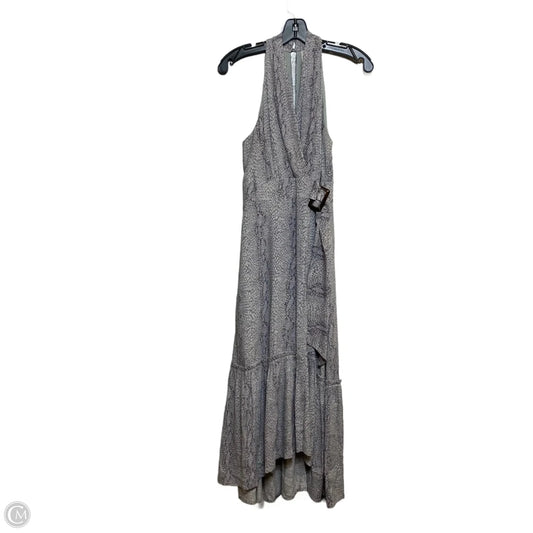 Dress Casual Maxi By Anthropologie In Green & Grey, Size: Xs