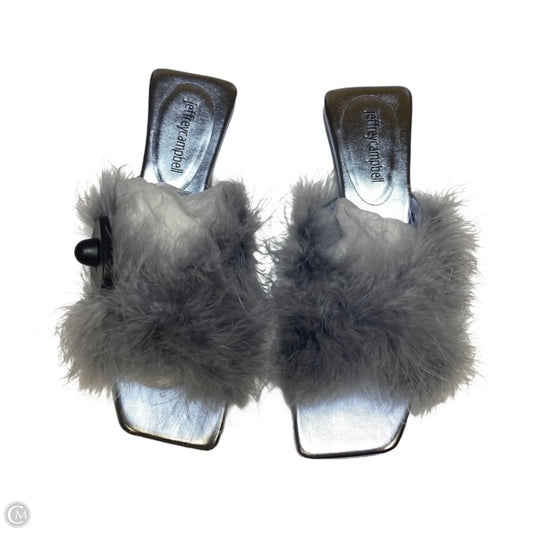 Sandals Designer By Jeffrey Campbell In Blue, Size: 6.5