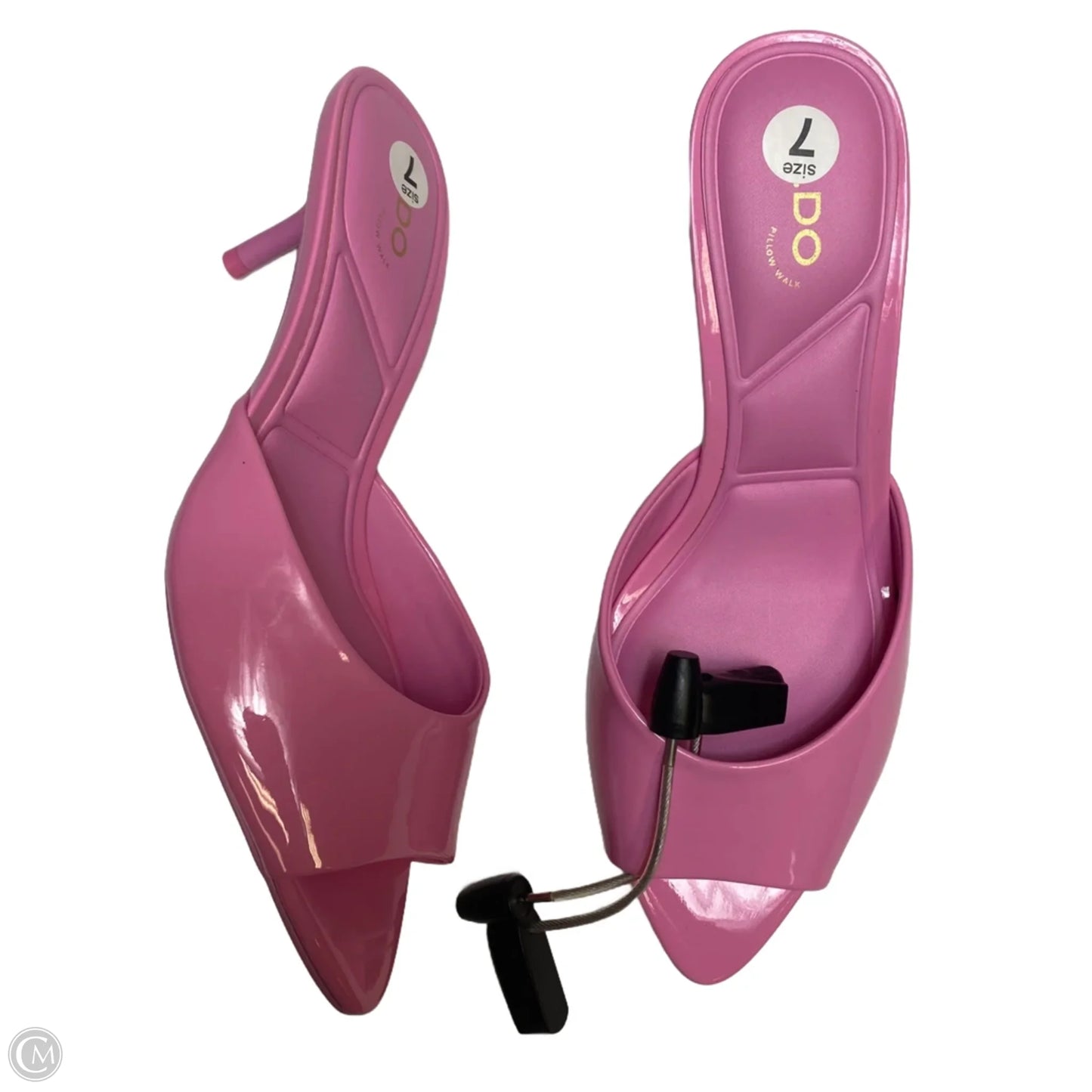 Sandals Heels Kitten By Aldo In Pink, Size: 7
