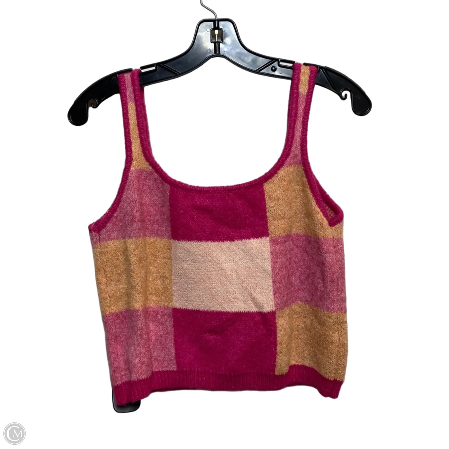 Sweater 2pc By Versona In Orange & Pink, Size: S