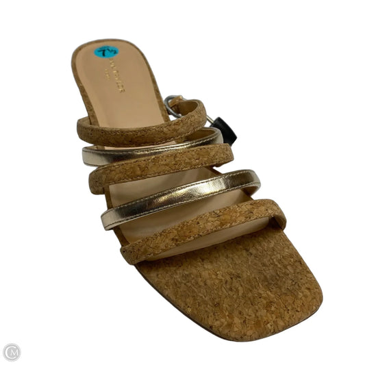 Sandals Flats By Ann Taylor In Tan, Size: 7.5