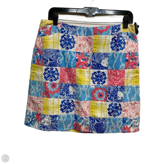 Skirt Designer By Lilly Pulitzer In Blue & Pink, Size: M