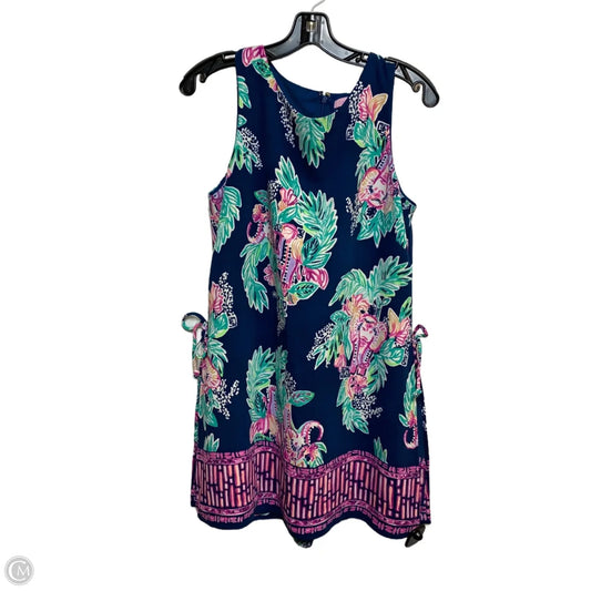 Romper Designer By Lilly Pulitzer In Blue & Green, Size: M