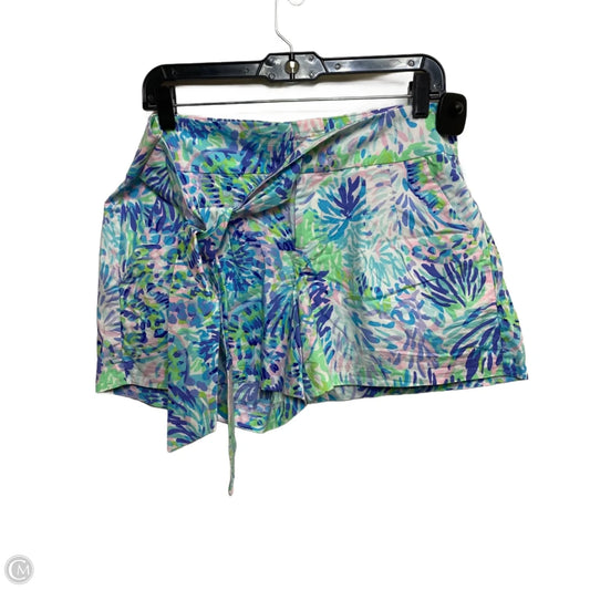 Shorts Designer By Lilly Pulitzer In Blue & Green, Size: 8