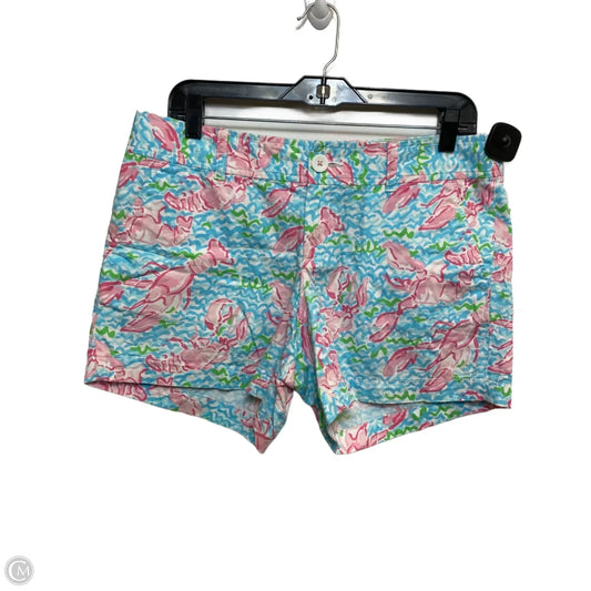 Shorts Designer By Lilly Pulitzer In Blue & Pink, Size: 8