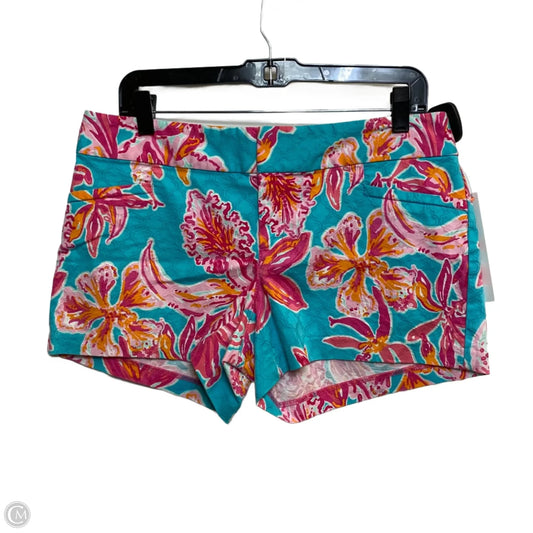 Shorts Designer By Lilly Pulitzer In Blue & Pink, Size: 8