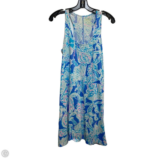 Dress Designer By Lilly Pulitzer In Blue & Pink, Size: S