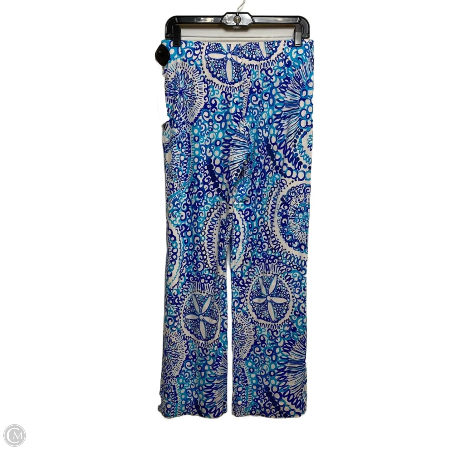 Pants Designer By Lilly Pulitzer In Blue & White, Size: M