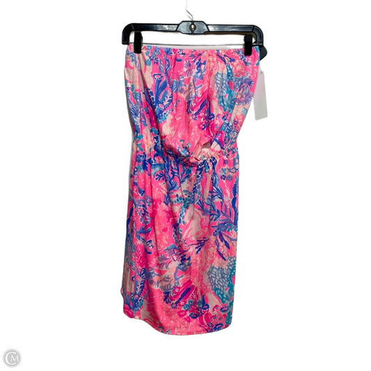 Dress Designer By Lilly Pulitzer In Blue & Pink, Size: S