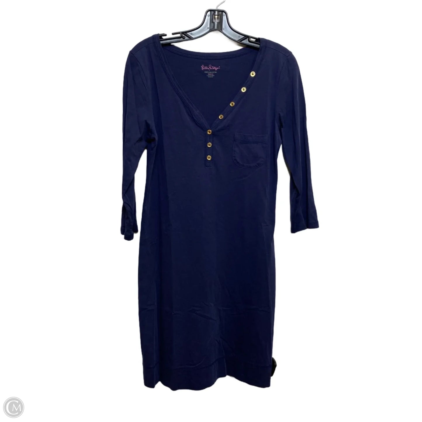Dress Designer By Lilly Pulitzer In Navy, Size: M