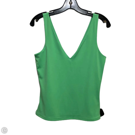 Top Sleeveless Basic By Express In Green, Size: M