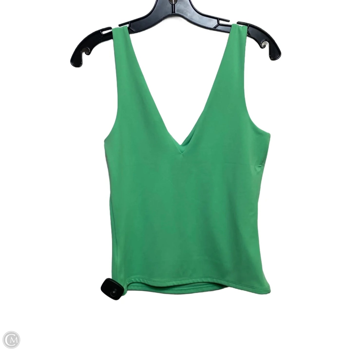 Top Sleeveless Basic By Express In Green, Size: M