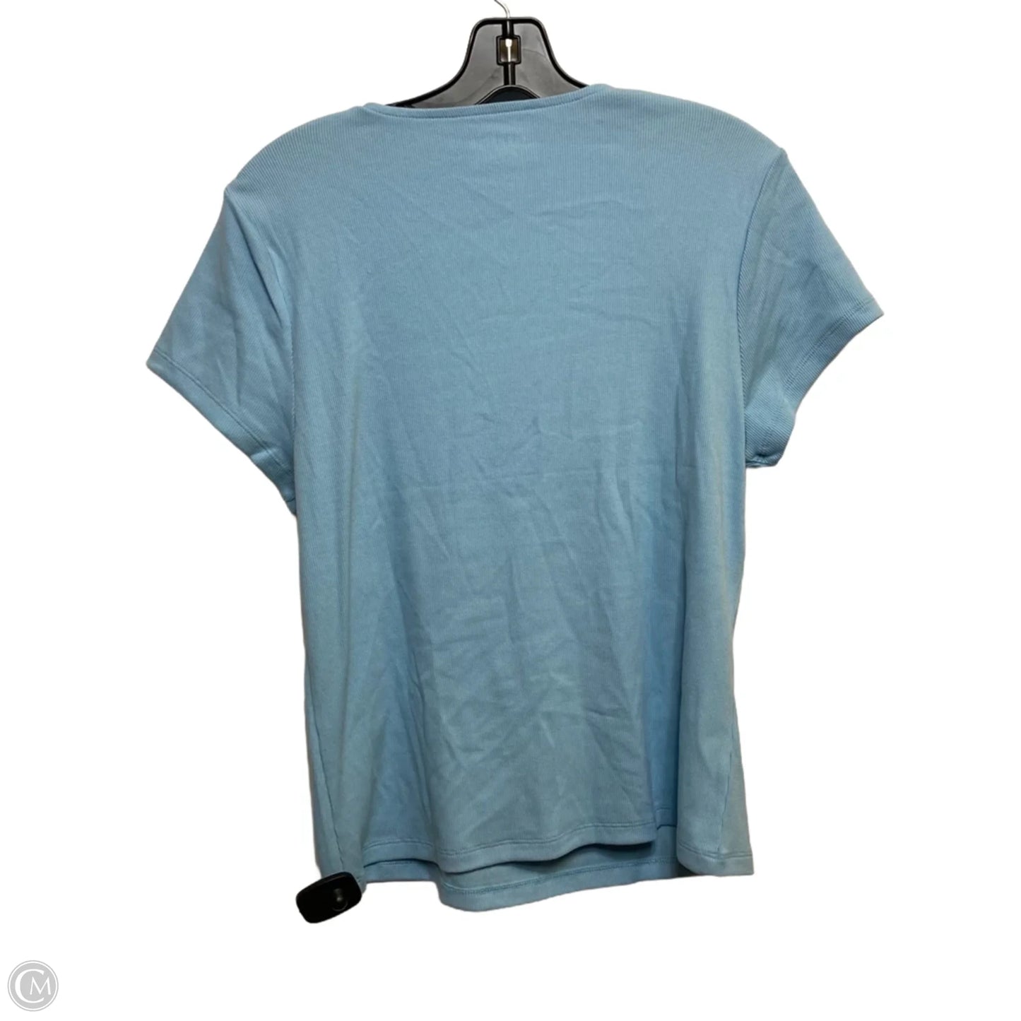 Top Short Sleeve Basic By Old Navy In Blue, Size: Xl
