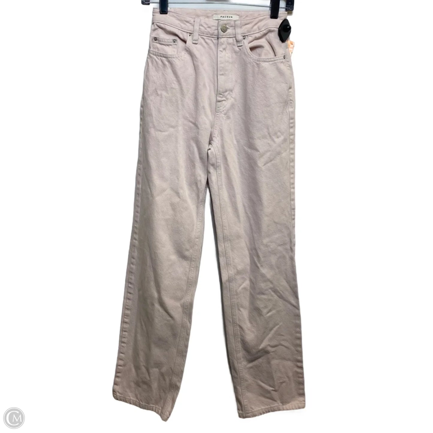 Jeans Wide Leg By Pacsun In Pink Denim, Size: 0