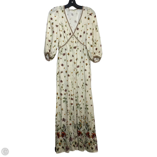 Dress Casual Maxi By Max Studio In Cream, Size: Xs