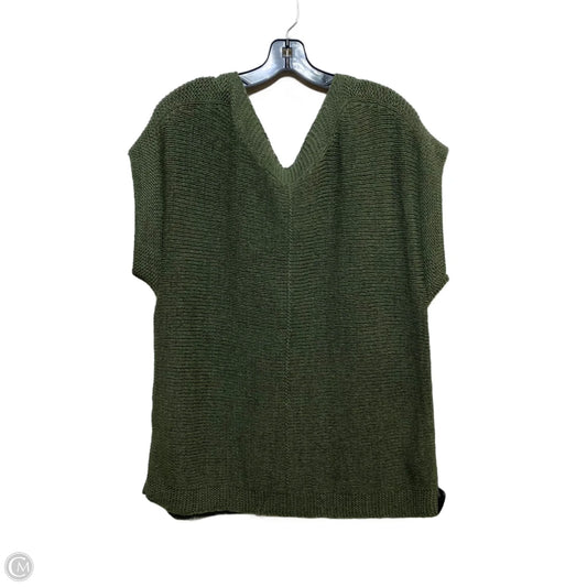 Top Short Sleeve By Cable And Gauge In Green, Size: 1x