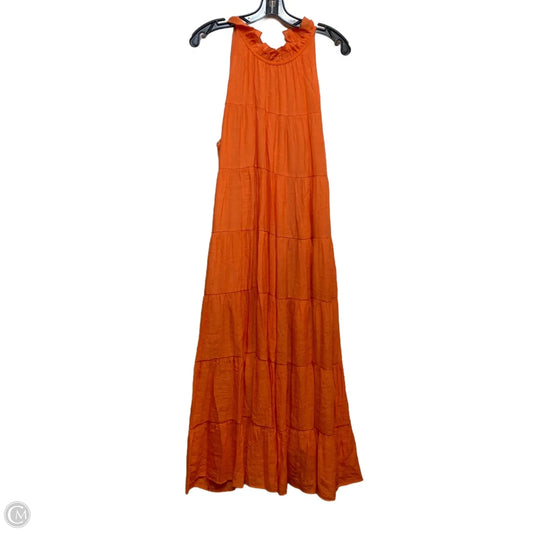 Dress Casual Maxi By Entro In Orange, Size: L