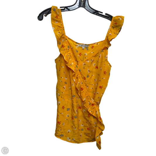 Top Sleeveless By Madewell In Orange, Size: S