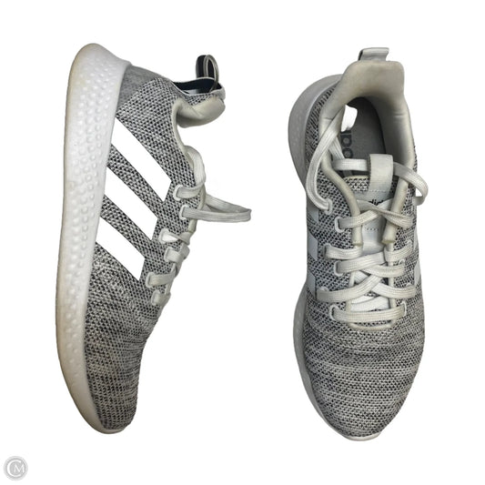 Shoes Athletic By Adidas In Grey, Size: 8