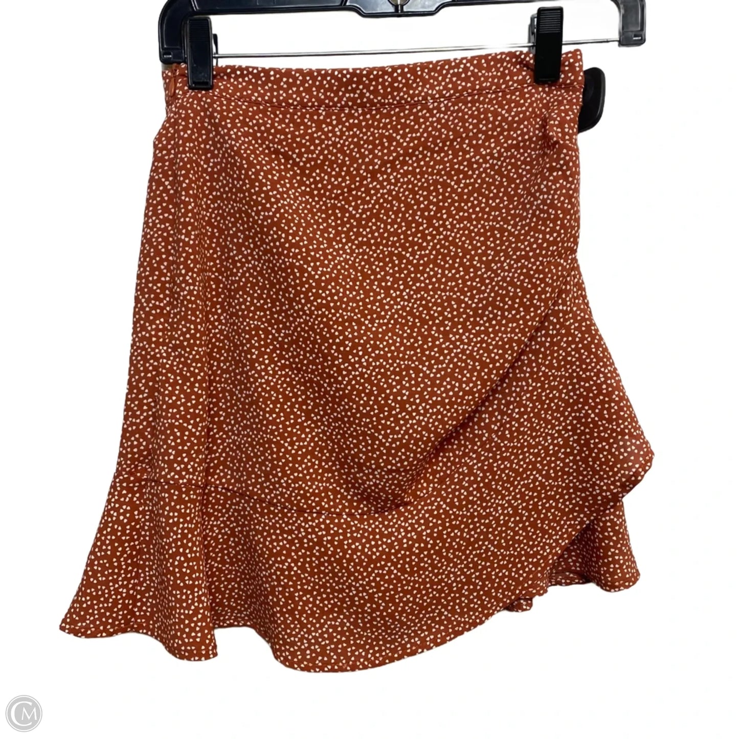 Skirt Mini & Short By Altard State In Orange & White, Size: Xs
