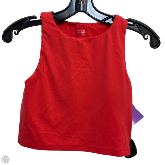 Athletic Tank Top By Offline By Aerie In Red, Size: M