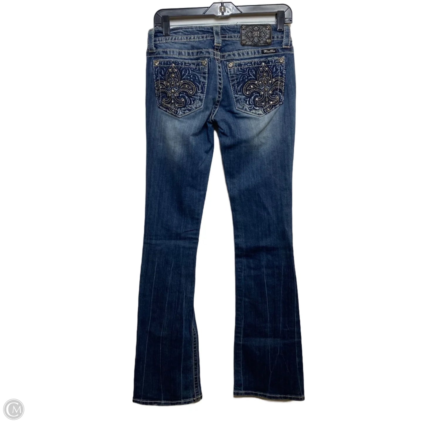 Jeans Boot Cut By Miss Me In Blue Denim, Size: 4
