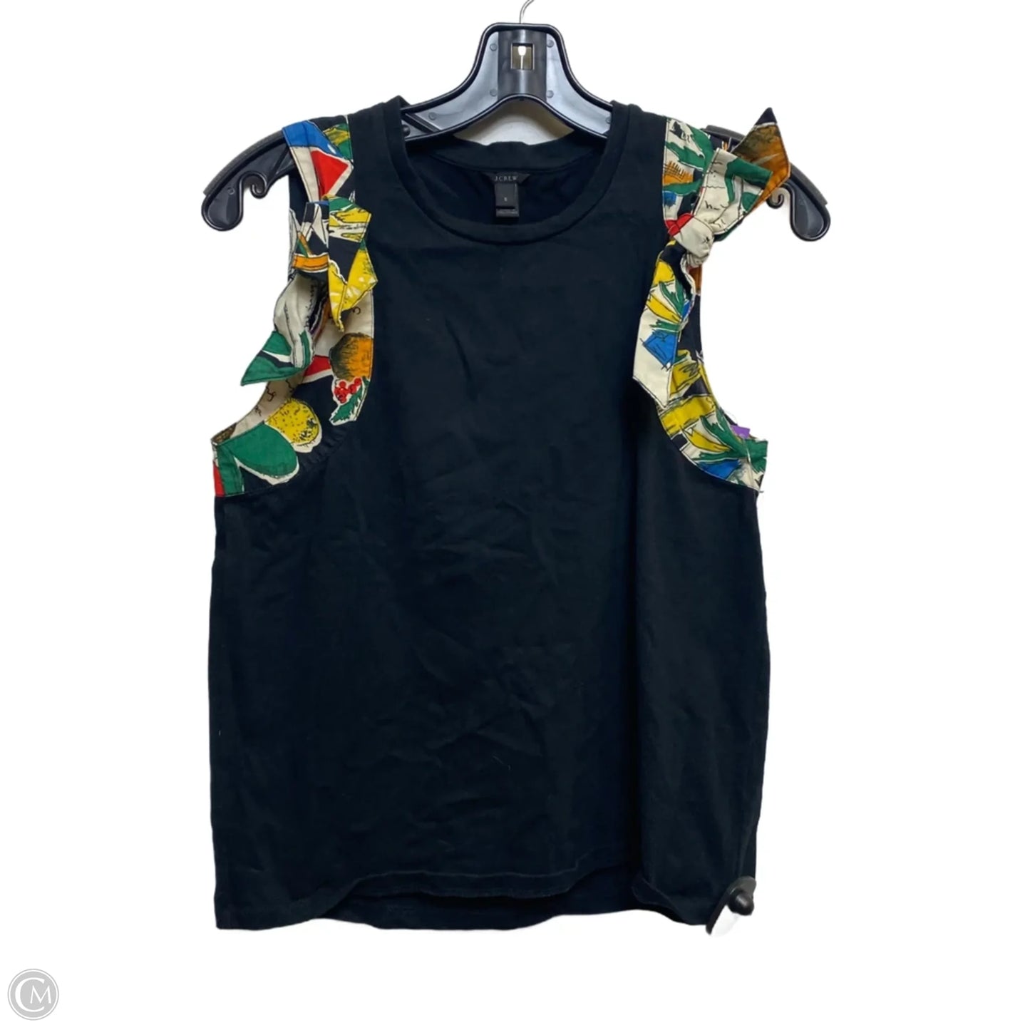 Top Sleeveless By J. Crew In Black, Size: S