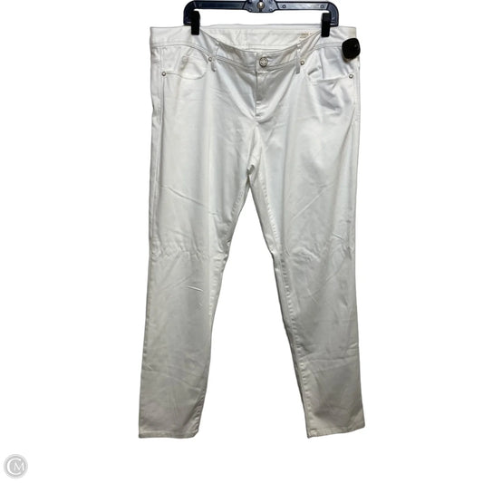 Pants Designer By Lilly Pulitzer In White, Size: 16